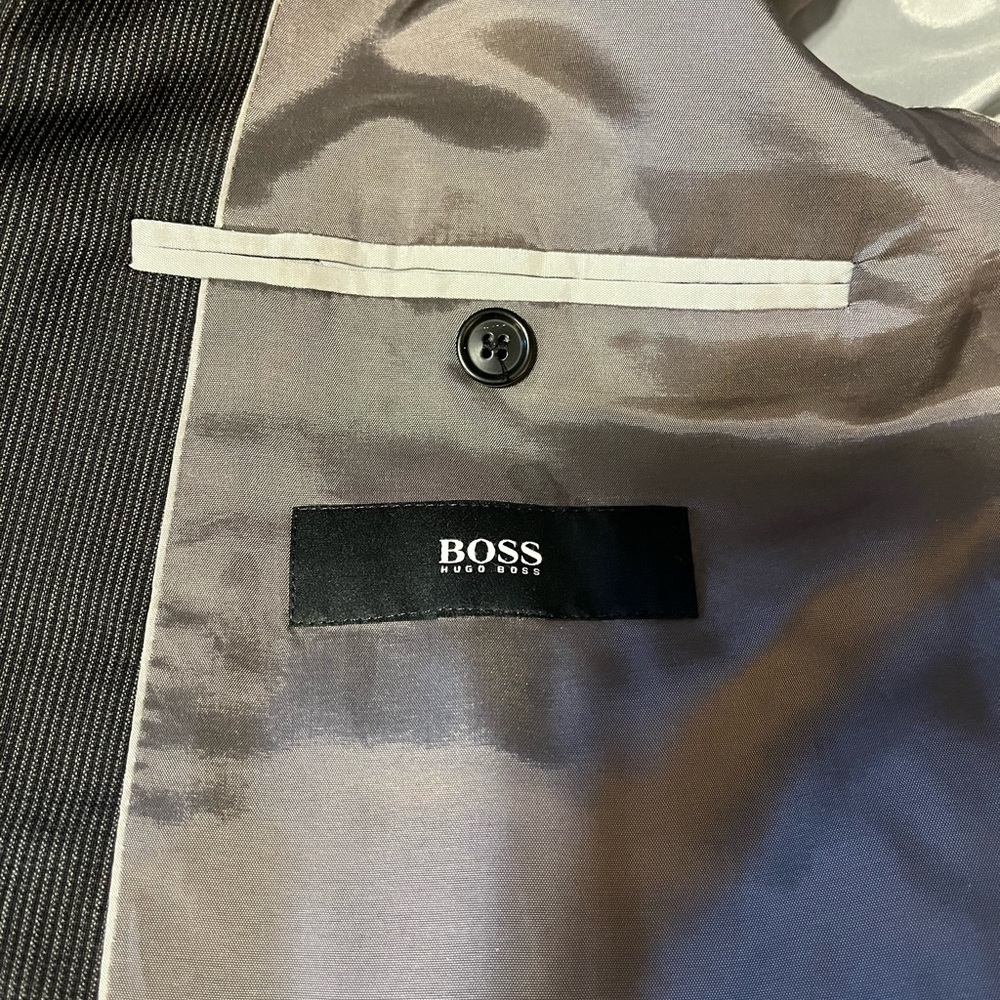 Boss Sport Coat Lightweight Wool Blend Size 42-44L - Picture 9 of 13